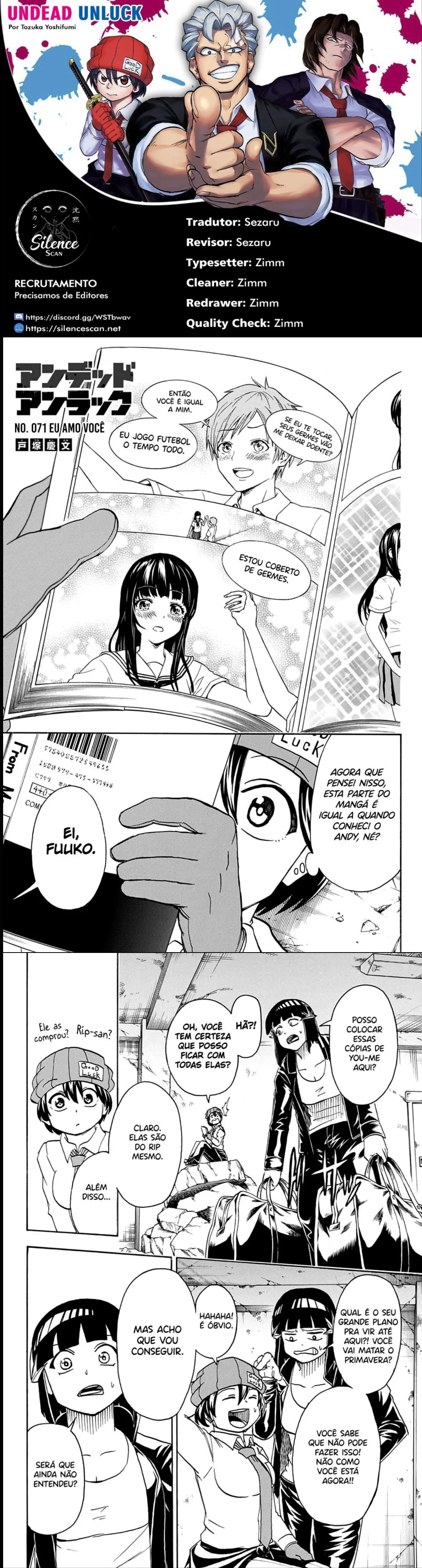 Read Undead Unluck PT Manga Online