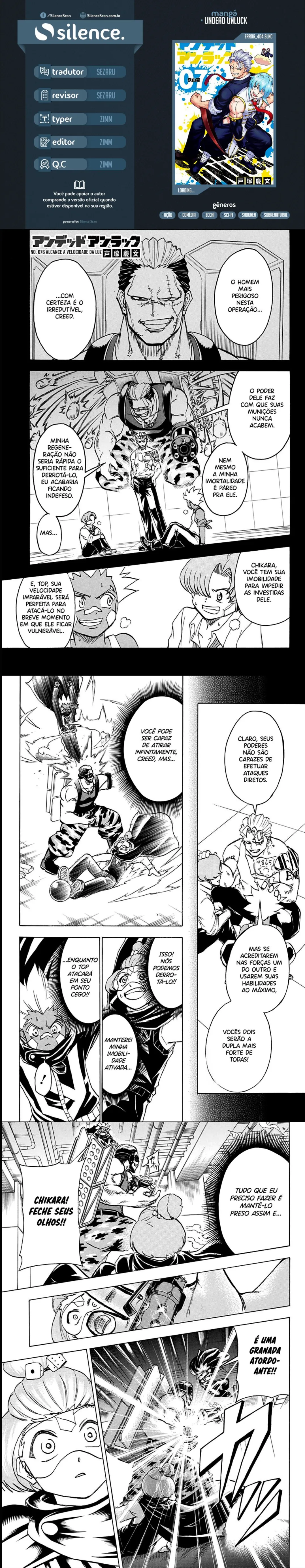 Read Undead Unluck PT Manga Online