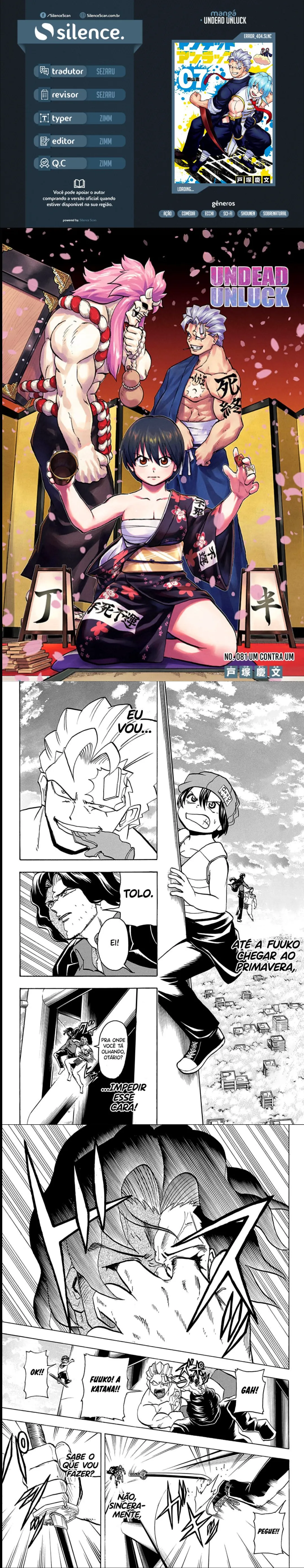 Read Undead Unluck PT Manga Online