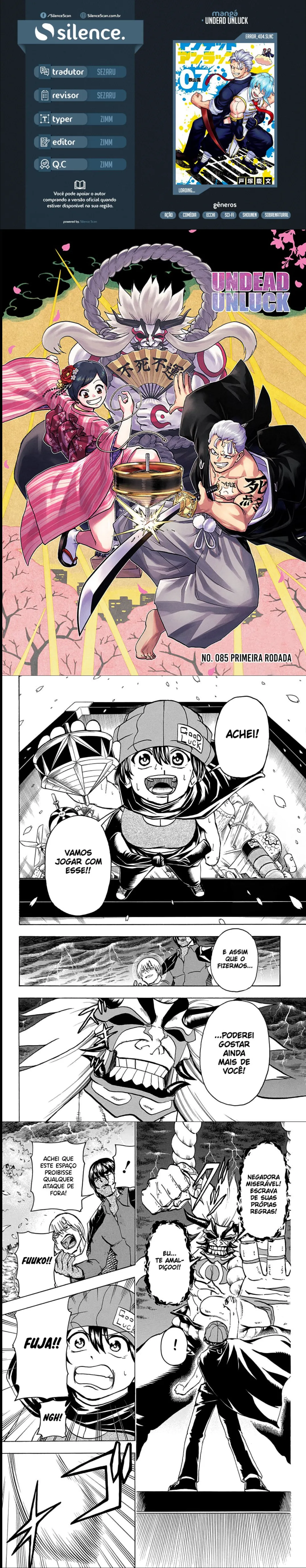 Read Undead Unluck PT Manga Online