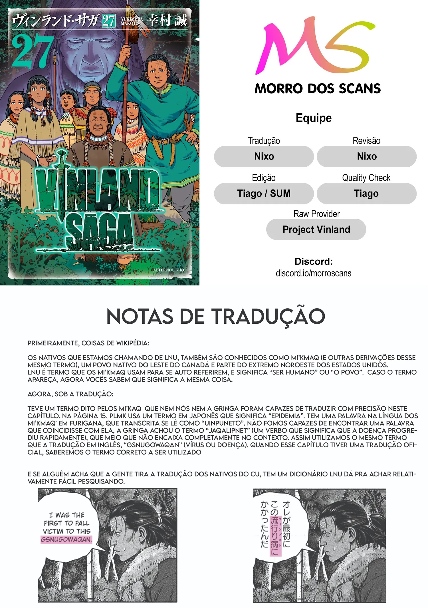 Read Vinland Saga PT Manga Online